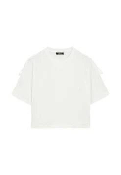 Massimo Dutti BOXY FIT WITH SHORT SLEEVE - Basic T-shirt - Beige -Massimo Dutti Shop 7900986ffbfb42e3b72b15eea84af189