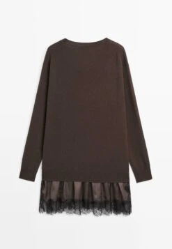 Massimo Dutti WITH CONTRAST - Jumper Dress - Dark Brown 16 Massimo Dutti WITH CONTRAST - Jumper Dress - Dark Brown -Massimo Dutti Shop 7915bd717b0448cc8508d07201101f6b