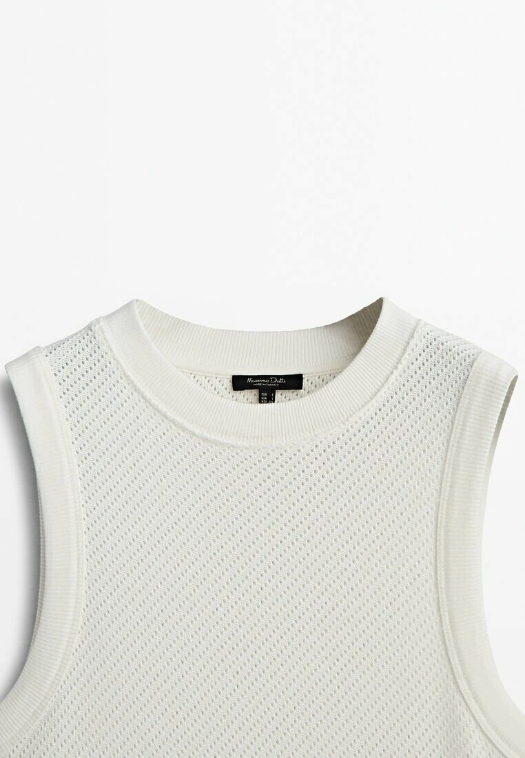 Massimo Dutti Textured Blend - Top - Beige 10 Massimo Dutti Textured Blend - Top - Beige - Image 8