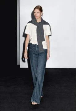 Massimo Dutti HIGH-WAIST WIDE-LEG WITH POCKETS - Wide Leg - Blue 18 Massimo Dutti HIGH-WAIST WIDE-LEG WITH POCKETS - Wide Leg - Blue -Massimo Dutti Shop 79bdfd88dcd64ec4bdcef7c0b1aa0423