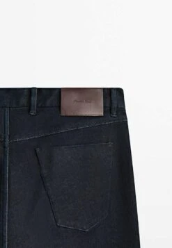 Massimo Dutti Voluminous Darted - Jeans Tapered Fit - Dark Blue -Massimo Dutti Shop 79d6c88519bc4169bbc88c21fec24c15