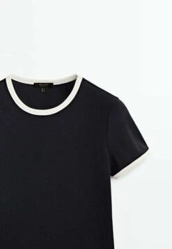 Massimo Dutti Short Sleeve Contrast- Print T-Shirt - Black 11 Massimo Dutti Short Sleeve Contrast- Print T-Shirt - Black -Massimo Dutti Shop 7a1f731cedc04ce99e9e88e062f1f461
