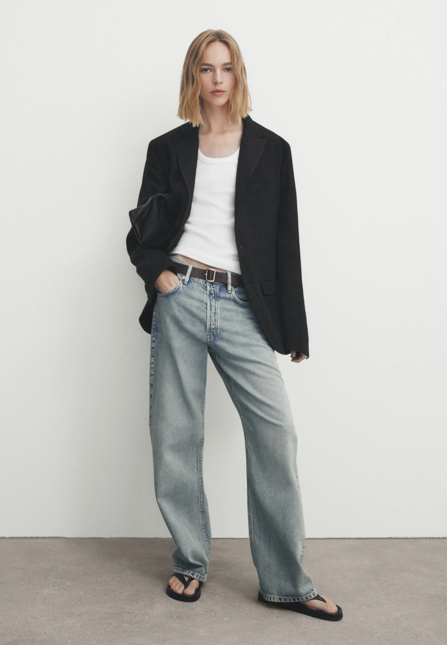 Massimo Dutti SleevelessBlend - Top - White 7 Massimo Dutti SleevelessBlend - Top - White - Image 5