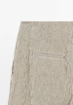 Massimo Dutti TEXTURED MULTI-STRIPE - Trousers - Grey 17 Massimo Dutti TEXTURED MULTI-STRIPE - Trousers - Grey -Massimo Dutti Shop 7a4e0344fcac41e5bb1f29be1e34393f