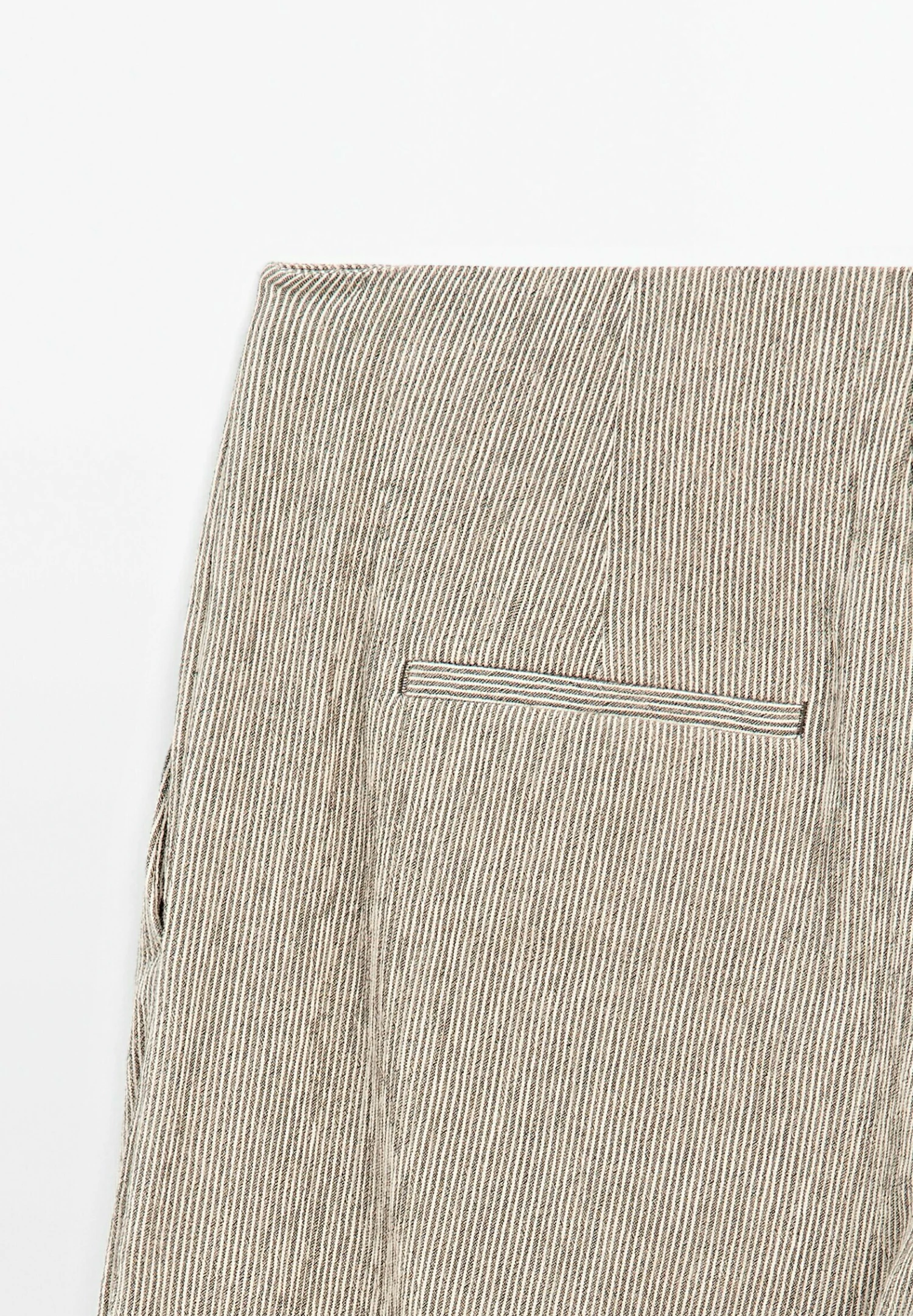 Massimo Dutti TEXTURED MULTI-STRIPE - Trousers - Grey 10 Massimo Dutti TEXTURED MULTI-STRIPE - Trousers - Grey - Image 8