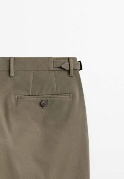 Massimo Dutti Smart In A Bi-Stretch - Chinos - Beige -Massimo Dutti Shop 7a532650ccd0409395ffe41b7a37668e