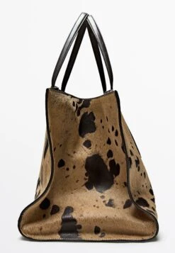 Massimo Dutti ICON ANIMAL - Handbag - Beige -Massimo Dutti Shop 7a6388e80bea4e57a208092debf2d672