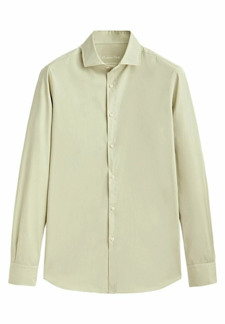 Massimo Dutti Slim Fit - Shirt - Khaki 7 Massimo Dutti Slim Fit - Shirt - Khaki - Image 5