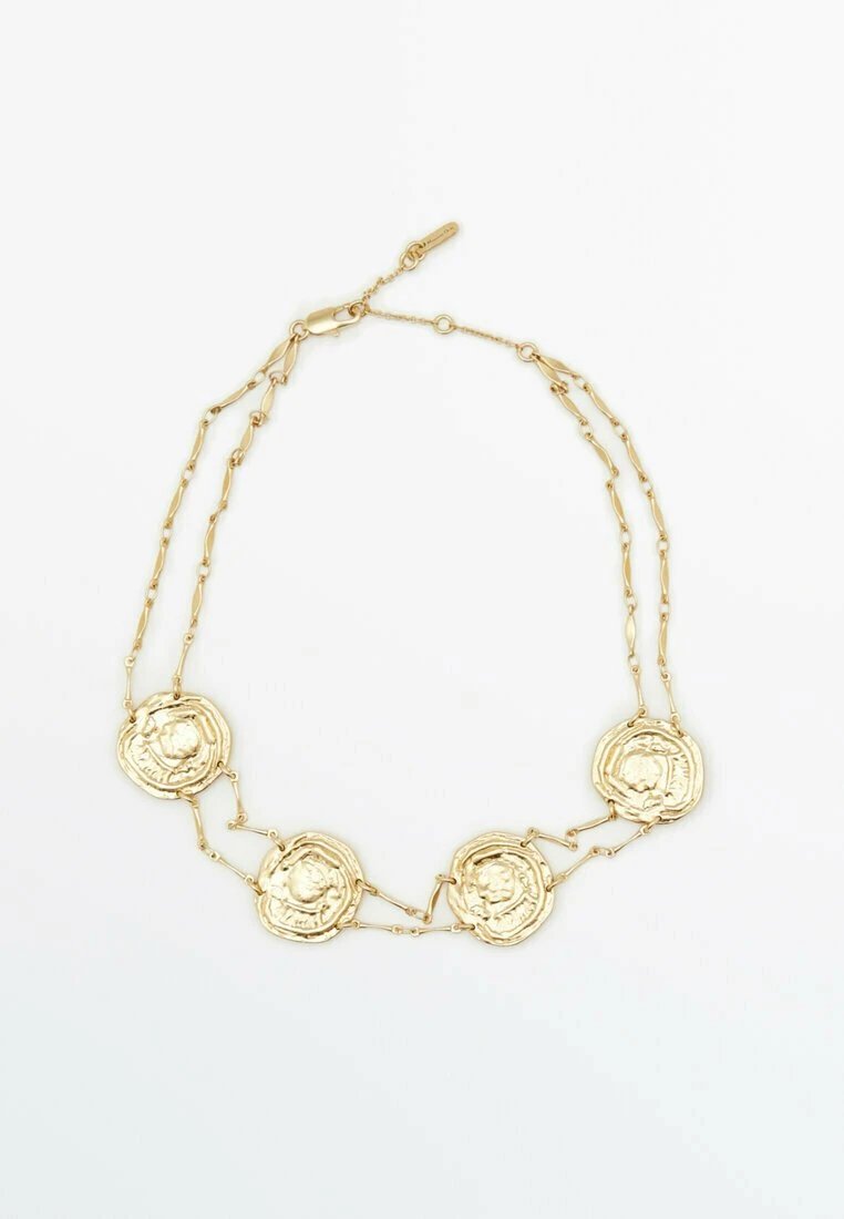 Massimo Dutti Coins- Necklace - Gold Coloured 5 Massimo Dutti Coins- Necklace - Gold Coloured - Image 3