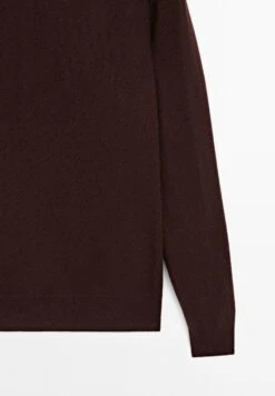 Massimo Dutti CREW NECK LONG SLEEVE - Jumper - Bordeaux -Massimo Dutti Shop 7ab16bc481a949dda4d1fb93f8ca6d35