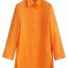 Massimo Dutti Oversize- Button-Down Blouse - Orange -Massimo Dutti Shop 7ab762dfac064706b88997270479991c