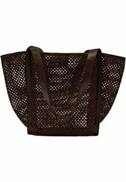 Massimo Dutti With Details- Tote Bag - Brown
