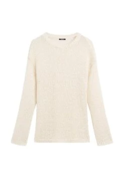 Massimo Dutti OVERSIZE OPENWORK WITH V-NECK - Jumper - Beige -Massimo Dutti Shop 7acbcb45d9af47d3bfa66f3ff36ffb0f