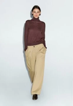 Massimo Dutti Jumper - Bordeaux -Massimo Dutti Shop 7ae4bedbfc9d4209b2c6dee4bfc7fdfa