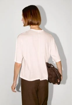 Massimo Dutti BOXY FIT SHORT SLEEVE - Basic T-shirt - Pink -Massimo Dutti Shop 7af5de1ea04749709c1bbc5021845d2c