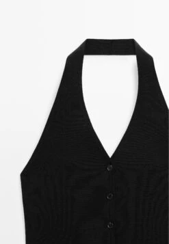 Massimo Dutti LOW-CUT BACK WITH BUTTONS - Waistcoat - Black 17 Massimo Dutti LOW-CUT BACK WITH BUTTONS - Waistcoat - Black -Massimo Dutti Shop 7b06fdc050bf4bce87f3c304de8a42cf