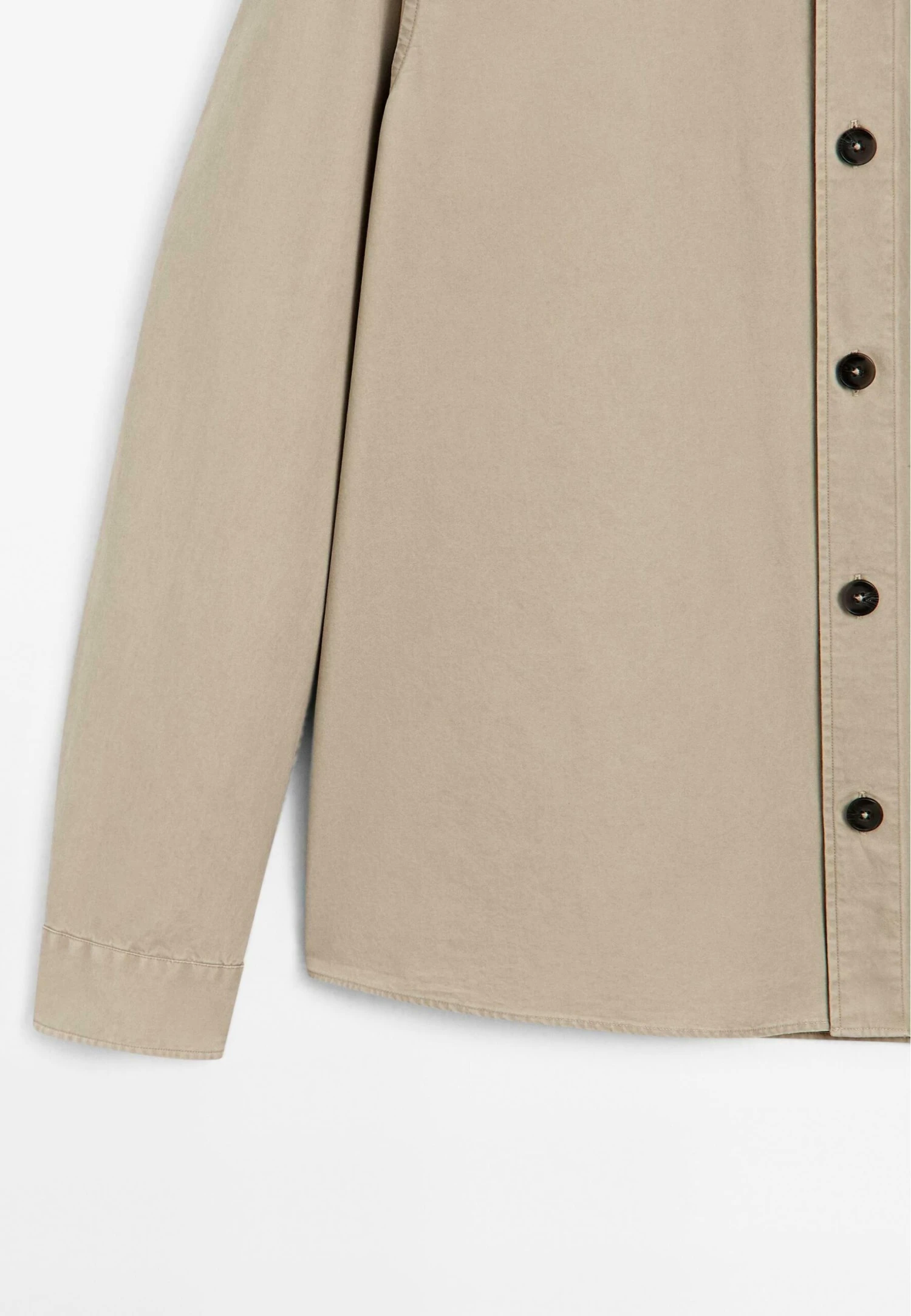 Massimo Dutti OVERGARMENT WITH POCKET - Shirt - Beige 11 Massimo Dutti OVERGARMENT WITH POCKET - Shirt - Beige - Image 9