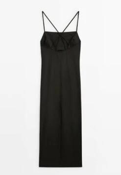 Massimo Dutti Blend Midi With Straps At The Back - Day Dress - Black 23 Massimo Dutti Blend Midi With Straps At The Back - Day Dress - Black -Massimo Dutti Shop 7b387fe2c7304753b4d44ebd32fd391a