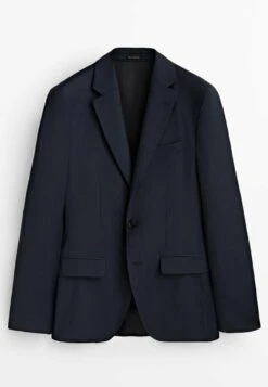 Massimo Dutti Blazer Jacket - Dark Blue -Massimo Dutti Shop 7b3ae787d68b4c8db48545afc300ae6f