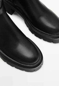 Massimo Dutti With Track And Buckles - Classic Ankle Boots - Black -Massimo Dutti Shop 7b7291bc0aba4a5ea12cb2f15303ec86