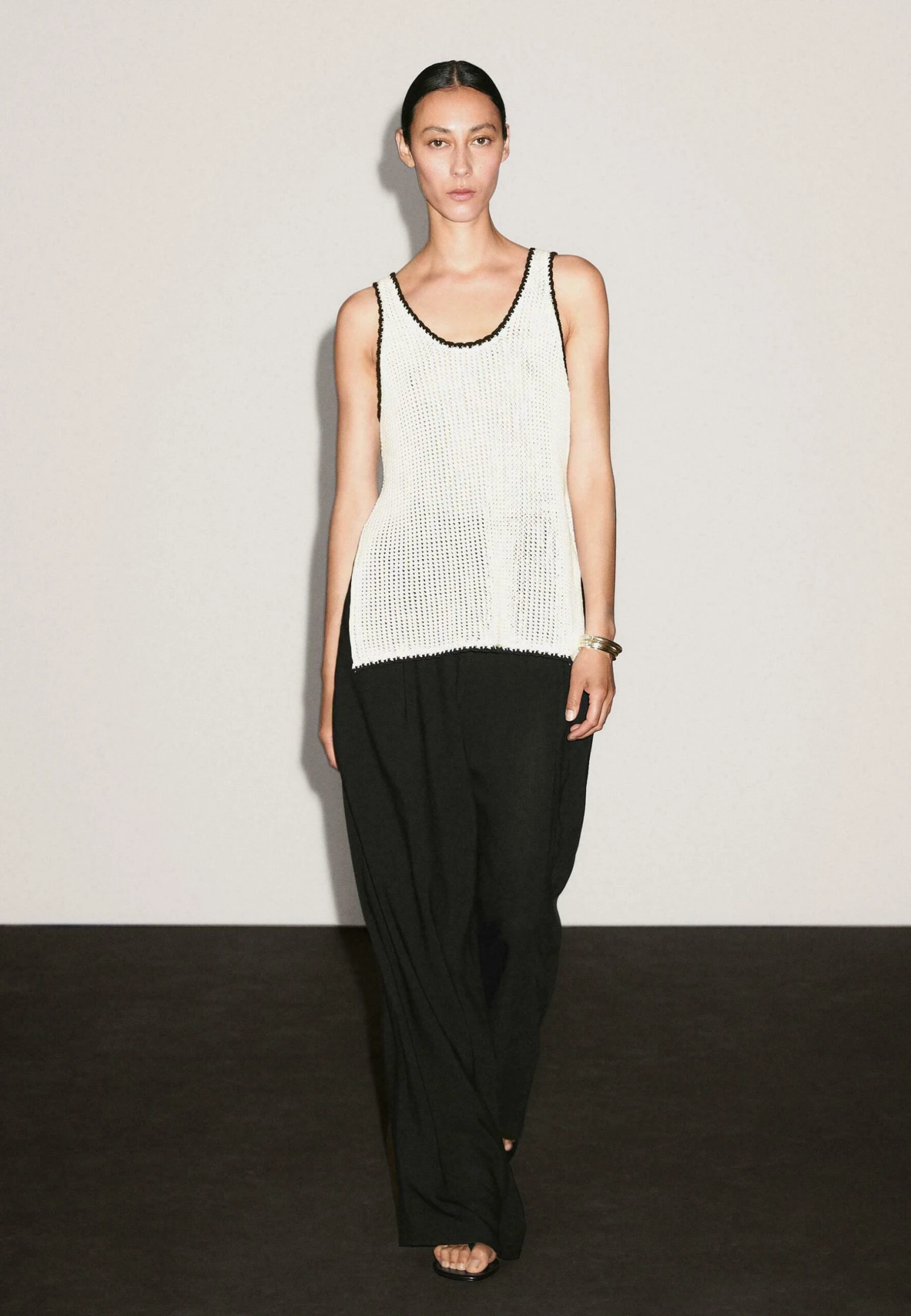 Massimo Dutti STRAPPY CROCHET - Top - WHITE 4 Massimo Dutti STRAPPY CROCHET - Top - WHITE - Image 2