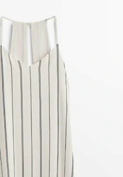 Massimo Dutti Striped Flowing Strappy Midi - Maxi Dress -Massimo Dutti Shop 7bf63ec114374c9395e2cc0df7e33f02
