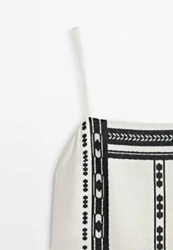 Massimo Dutti Strappy Midi With Latticework Detail - Day Dress - White -Massimo Dutti Shop 7c03479856f744d8aefdbbc6394cb075