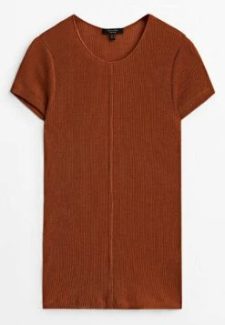 Massimo Dutti Shiny With Central Seam - Basic T-Shirt - Bordeaux 21 Massimo Dutti Shiny With Central Seam - Basic T-Shirt - Bordeaux -Massimo Dutti Shop 7c13637657b54cb5bfbaf711ed60545a