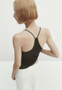 Massimo Dutti Strappy Shiny - Top - Brown 15 Massimo Dutti Strappy Shiny - Top - Brown -Massimo Dutti Shop 7c1b81c7a61b4b21854f2bdf771b2d78