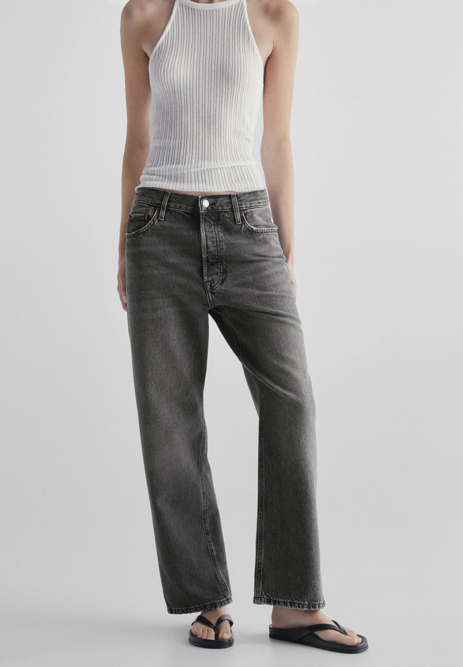 Massimo Dutti Fit - Straight Leg Jeans 3 Massimo Dutti Fit - Straight Leg Jeans