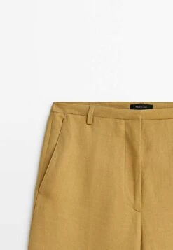 Massimo Dutti With Turn-Up Hems - Trousers - Camel -Massimo Dutti Shop 7c4c58718a0941fdaed7959f75f8da11