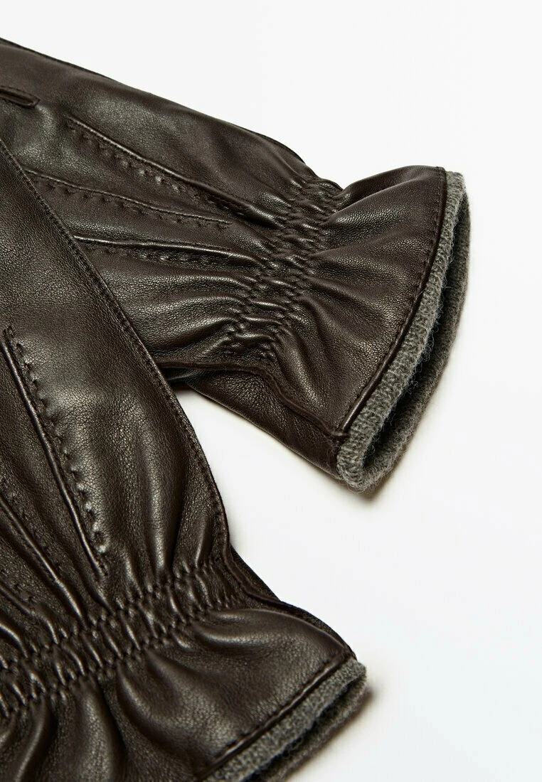 Massimo Dutti Gloves - Dark Brown 6 Massimo Dutti Gloves - Dark Brown - Image 4