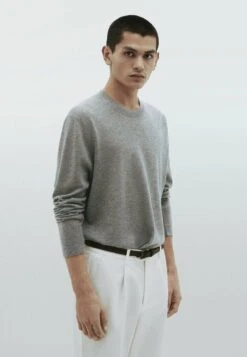 Massimo Dutti Studio - Long Sleeved Top - Grey