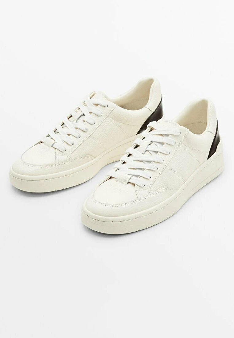Massimo Dutti Tumbled- Trainers - Beige 4 Massimo Dutti Tumbled- Trainers - Beige - Image 2