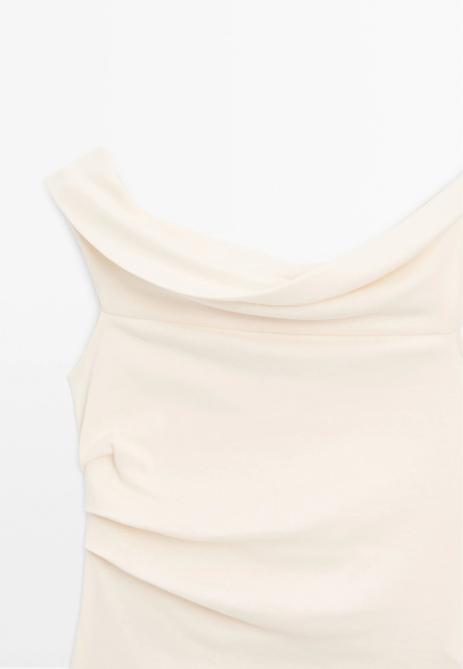 Massimo Dutti DRAPED STRAPLESS NECKLINE - Top - White 12 Massimo Dutti DRAPED STRAPLESS NECKLINE - Top - White - Image 10