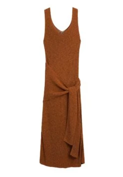 Massimo Dutti LONG CROSSOVER - Shift Dress - Mottled Orange -Massimo Dutti Shop 7d1a99ec197d4946b49ed52234d1e993