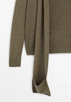 Massimo Dutti WITH SCARF AND POCKET - Jumper - Mottled Dark Green 21 Massimo Dutti WITH SCARF AND POCKET - Jumper - Mottled Dark Green -Massimo Dutti Shop 7d2ee3b3b0b14cb48c4d5cf7eca7fbf0
