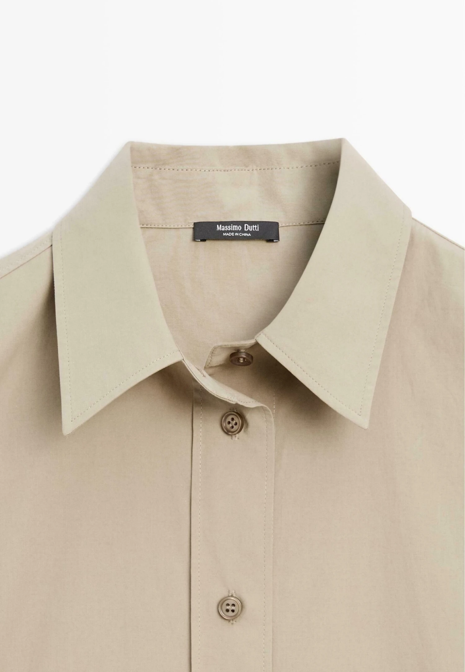 Massimo Dutti LONG BUTTONED - Button-down Blouse - Light Green 12 Massimo Dutti LONG BUTTONED - Button-down Blouse - Light Green - Image 10