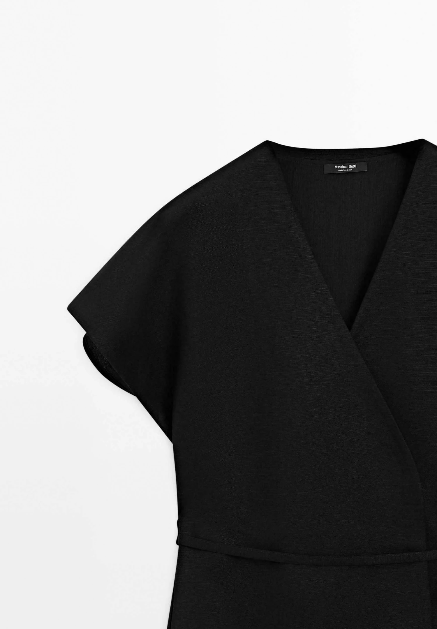 Massimo Dutti LONG PLEATED WITH WAISTCOAT DETAIL - Maxi Dress - Black 10 Massimo Dutti LONG PLEATED WITH WAISTCOAT DETAIL - Maxi Dress - Black - Image 8