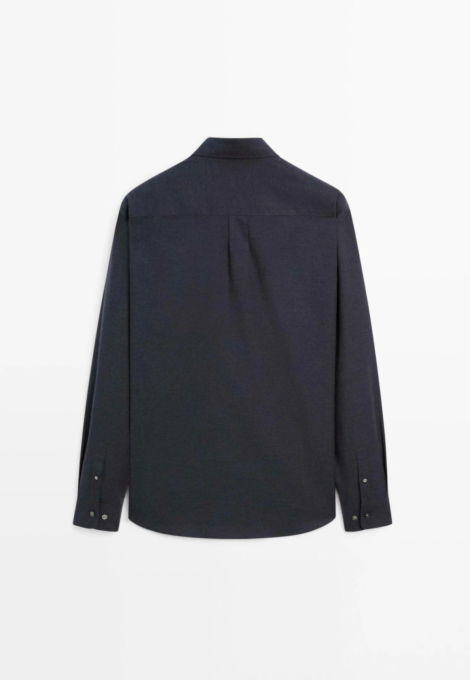 Massimo Dutti SOFT REGULAR FIT MELANGE - Shirt - Dark Blue 8 Massimo Dutti SOFT REGULAR FIT MELANGE - Shirt - Dark Blue - Image 6