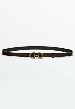 Massimo Dutti With Double Buckle - Belt - Brown -Massimo Dutti Shop 7ddada266ae344f8a042aa3900f9b663