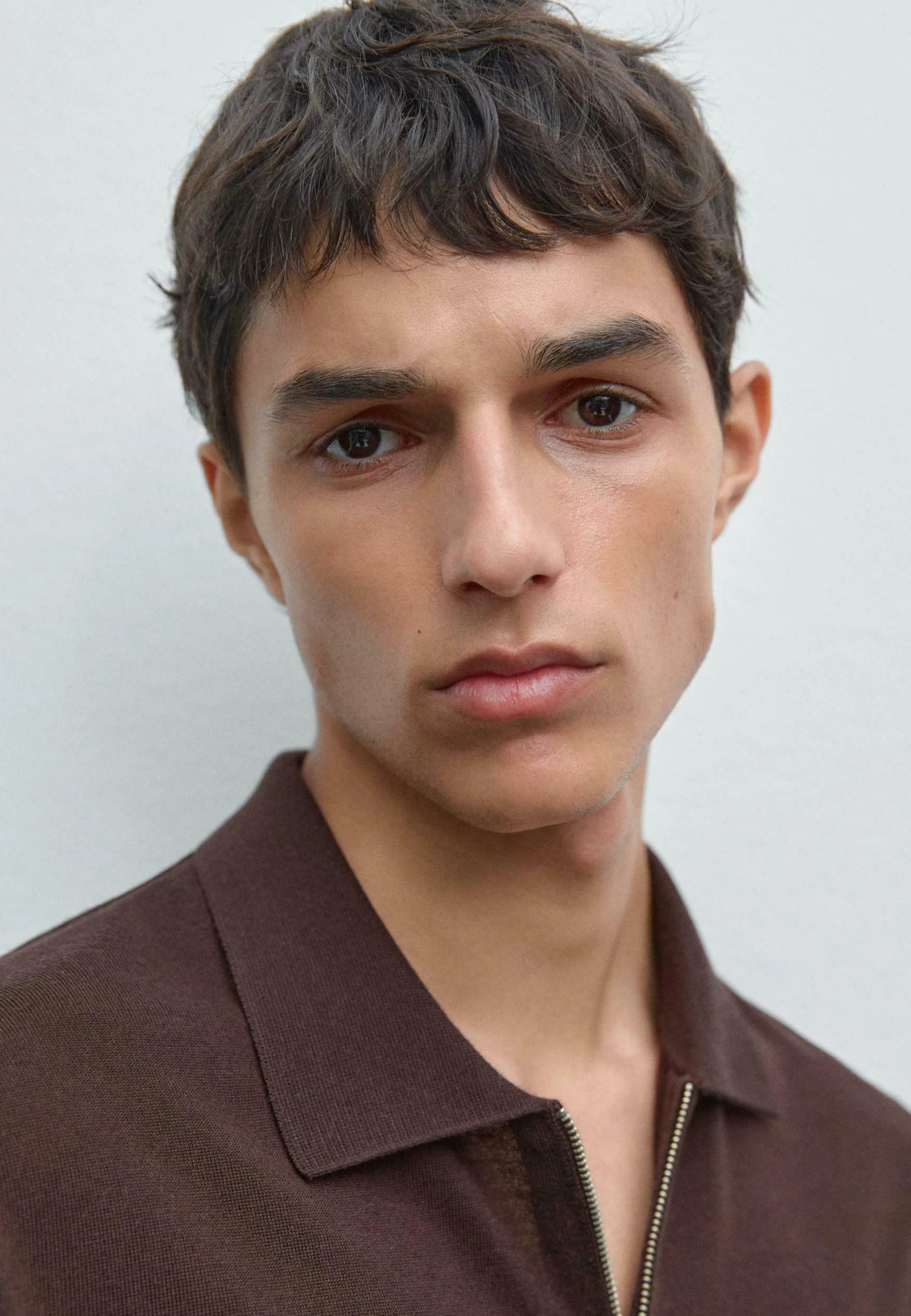 Massimo Dutti POLO COLLAR WITH ZIP - Polo Shirt - Bordeaux 6 Massimo Dutti POLO COLLAR WITH ZIP - Polo Shirt - Bordeaux - Image 4