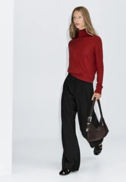 Massimo Dutti WIDE-LEG WITH SIDE POCKETS - Trousers - Black -Massimo Dutti Shop 7e01203aa7cb44acb547a26d73710dca