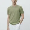 Massimo Dutti With Contrast Nautical - Basic T-Shirt - Khaki -Massimo Dutti Shop 7e4280df05cd4ad2ac30399da11bbc43