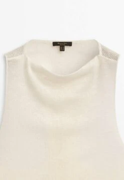 Massimo Dutti With Crossover Back- Top - Beige -Massimo Dutti Shop 7e46e41725d040129add595a4df42eb6