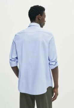 Massimo Dutti Textured Bird S-Eye - Shirt - Light Blue -Massimo Dutti Shop 7e941cdf7b6f4f0eae46ffbbf4bb3d05