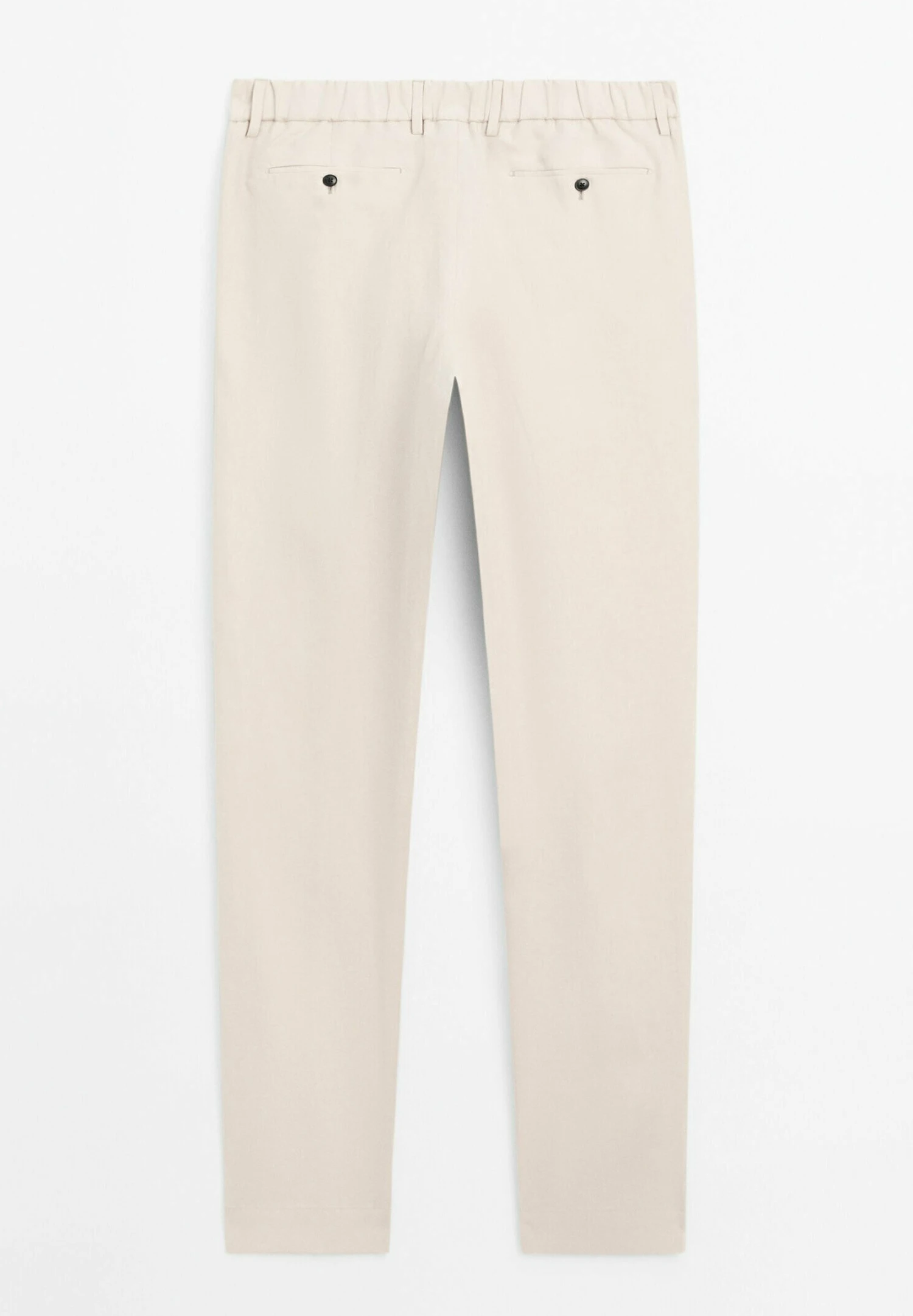 Massimo Dutti REGULAR FIT - Trousers - Sand 9 Massimo Dutti REGULAR FIT - Trousers - Sand - Image 7