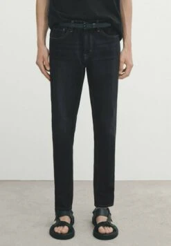 Massimo Dutti Jeans Tapered Fit - Grey