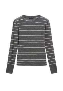 Massimo Dutti STRIPED - Long Sleeved Top - Grey -Massimo Dutti Shop 7eb90af4a5764f8fbf39c3c7df1cb4f0