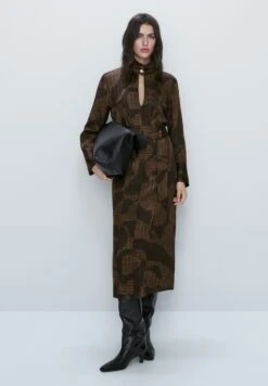 Massimo Dutti Day Dress - Brown